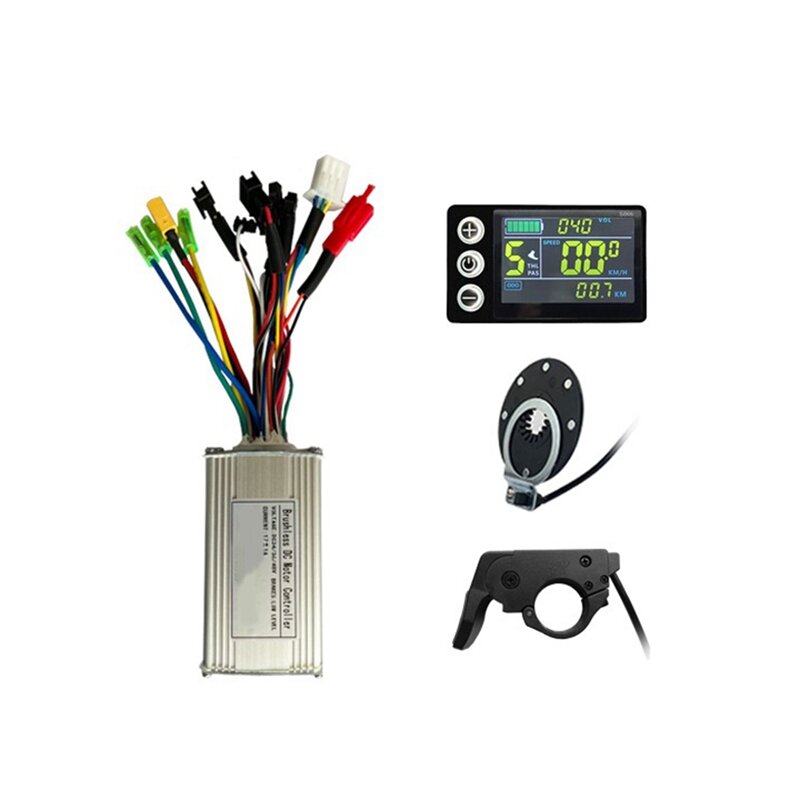 سكوتر الكهربائية بطارية ليثيوم تعديل LCD-S866 شاشة ملونة أداة 17A تحكم السلطة الداعم خنق مجموعة استبدال