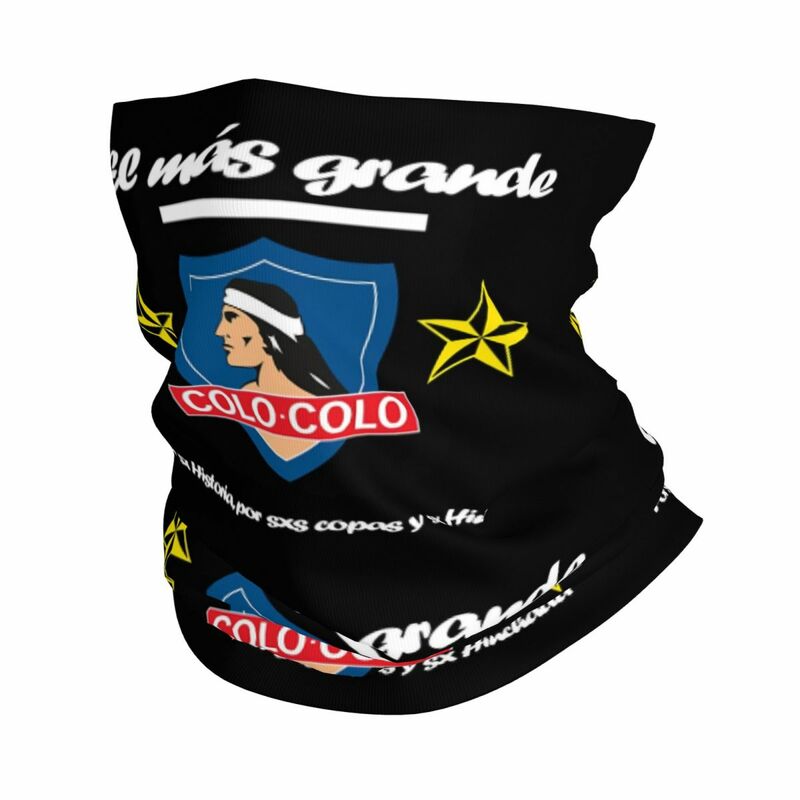 Social Y Deportivo Colo-Colo Bandana Neck Gaiter Campeon DE Chile Football Magic Scarf Multifunctional Headband Riding Washable