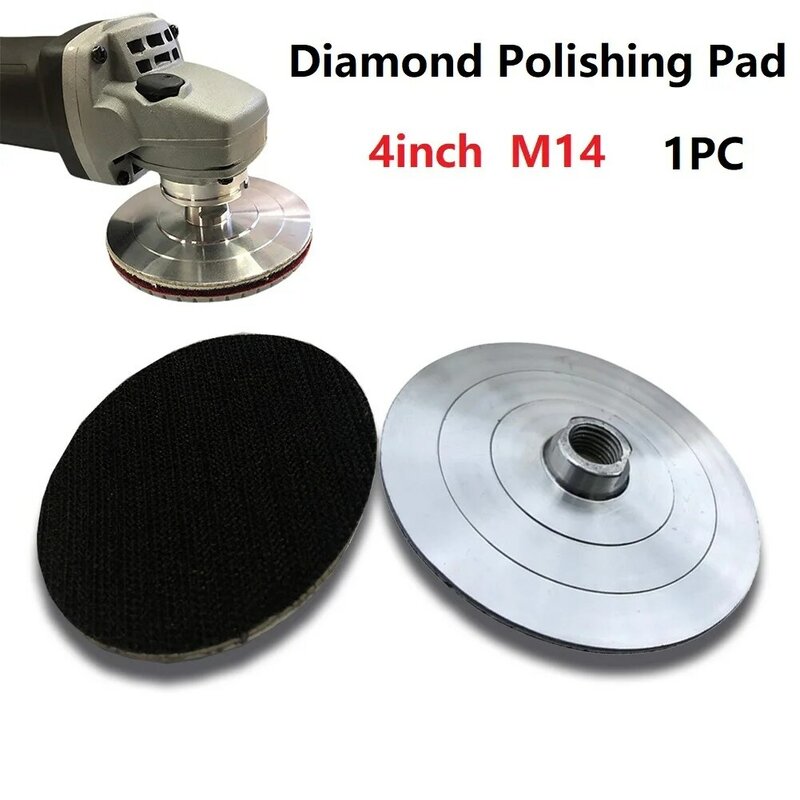 4inch 100mm  Polishing Pads Backer Pad For Polishing Pad Aluminum Base Backing Holder M14 For Sander Polishing Machines