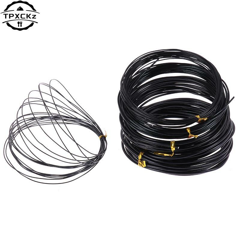 Total 5m (Black) Bonsai Wires Anodized Aluminum Bonsai Training Wire With 5 Sizes 1.0 Mm,1.5 Mm,2.0 Mm 2.5mm .3mm