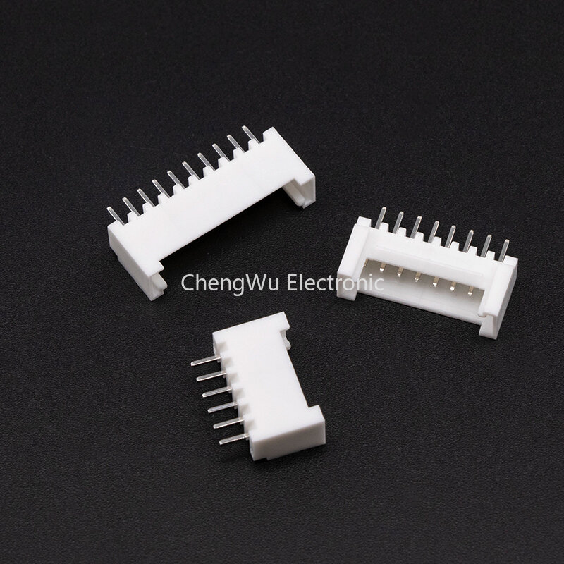 10PCS HY 2.0mm Connector HY2.0 Buckle Straight Pin Socket 2P 3P 4P 5P 6P 7P 8Pin Male Pin Header for PCB Board