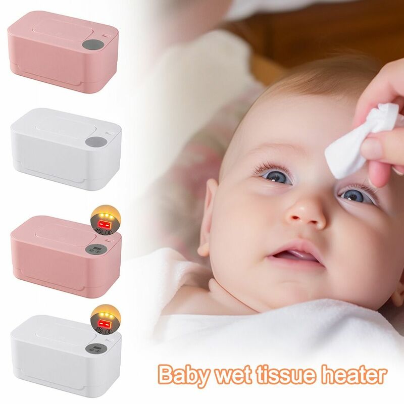 USB lap pemanas bayi, kotak pemanas tisu basah tahan gores penghangat suhu termostat untuk bayi