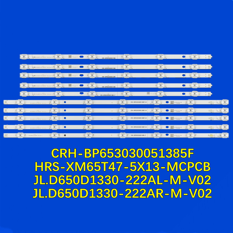 LED TV Backlight Strip para TV, L65M5-5ASP, L65M5-5A, L65M5-5S, HRS-XM65T47-5X13-MCPCB, CRH-BP653030051385F-A, B, C, D