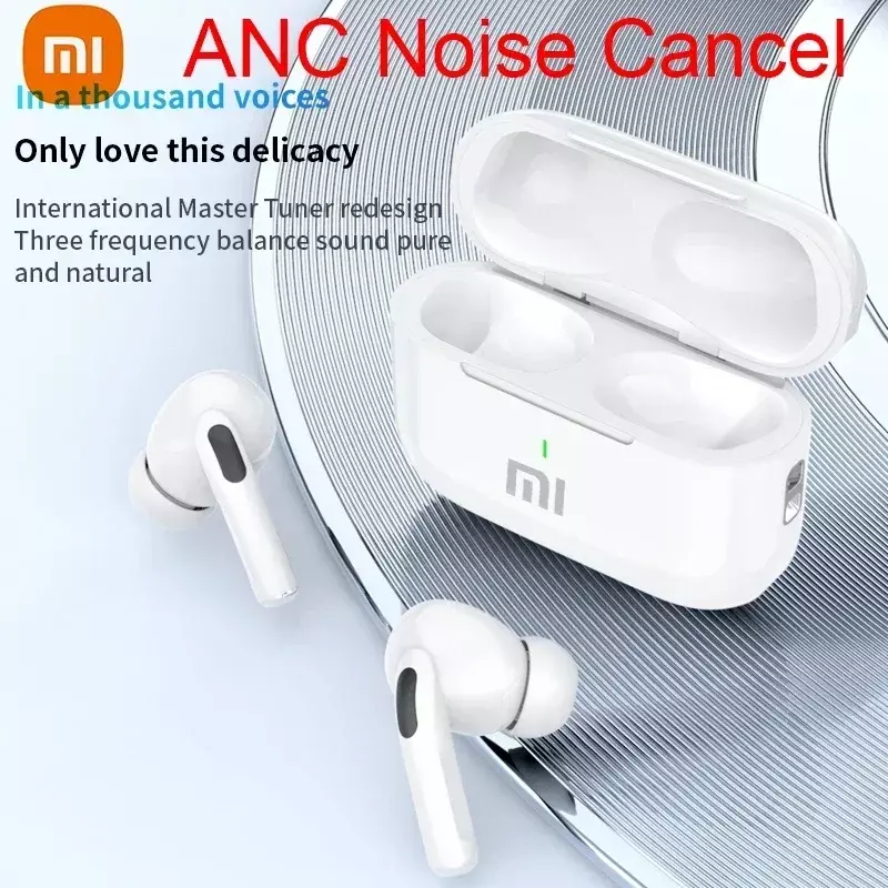 Xiaomi-Fones de ouvido Bluetooth5.3 Mijia sem fio, fone de ouvido estéreo hiFi, fone de ouvido com cancelamento de ruído ativo, TWS , E17, ANC