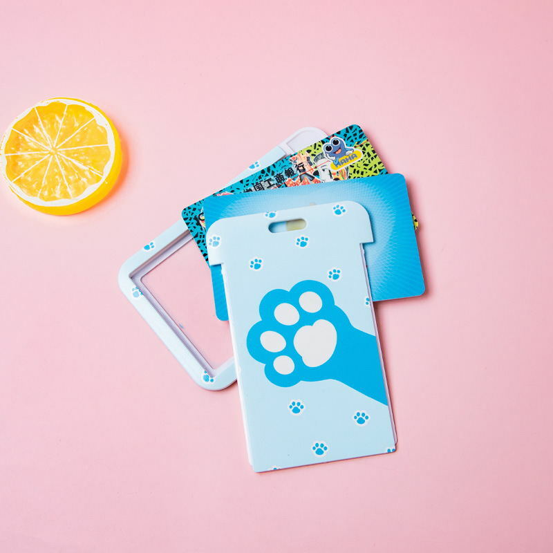 JESJELIU симпатичный мультяшный держатель для кредитных карт с рисунком когтей бейдж для доктора медсестры студента набор карт для работы набор карт брелок для ключей