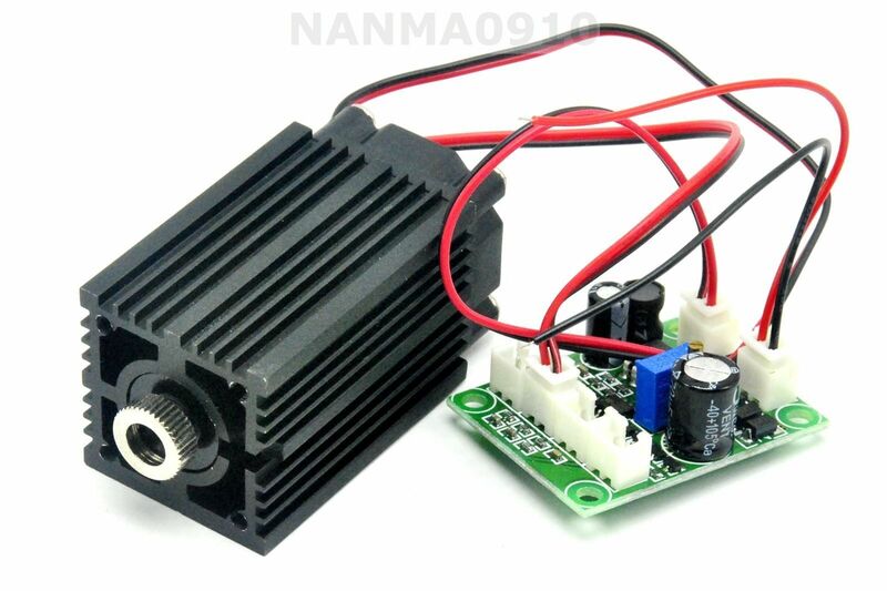 High Power 650nm 200mW Red Line Laser Diode Module w/ TTL Long-time Working