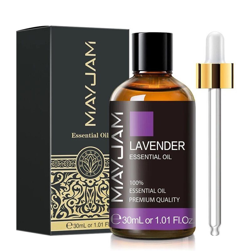 MAYJAM 10Ml 30Ml 100Ml Essential น้ำมัน Diffuser ความชื้น Lavender Jasmine Eucalyptus Ylang Ylang Vanilla Tea Tree aroma Oil