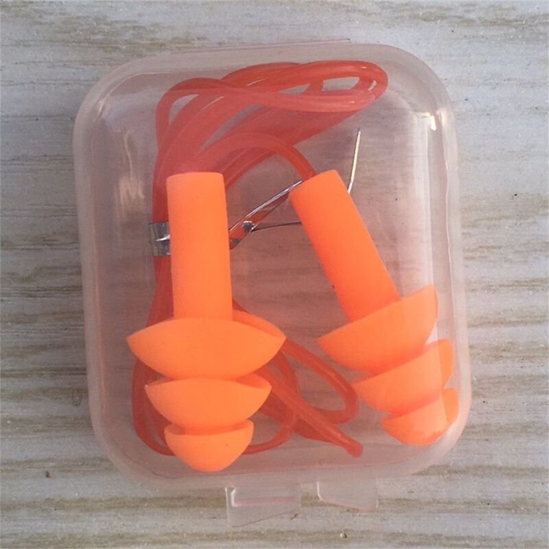 Soft Silicone Ear Plugs Swimming Pool Accessories Water Sports Hearing Protection Noise Reduction Earplugs