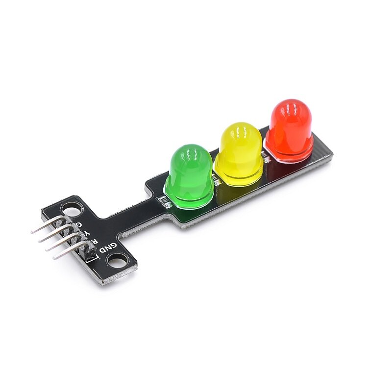 Modul lampu sinyal lalu lintas LED 5V, modul pemancar cahaya hijau merah kuning UNTUK Arduino