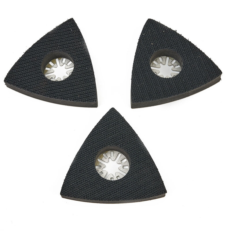 5 шт., треугольные многофункциональные шлифовальные накладки для осциллирующего многофункционального инструмента, шлифовальный диск с крючками и петлями для Chicago Craftsman- Fein