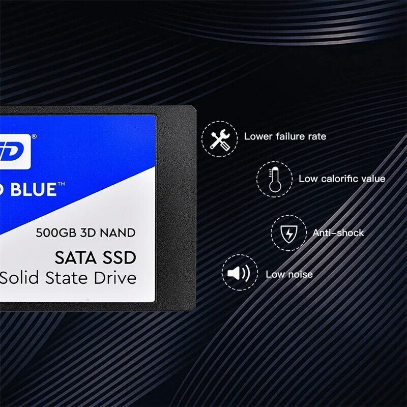 ديسك داخلي ذو حالة صلبة, SSD أزرق جديد, بألوان مختلفة