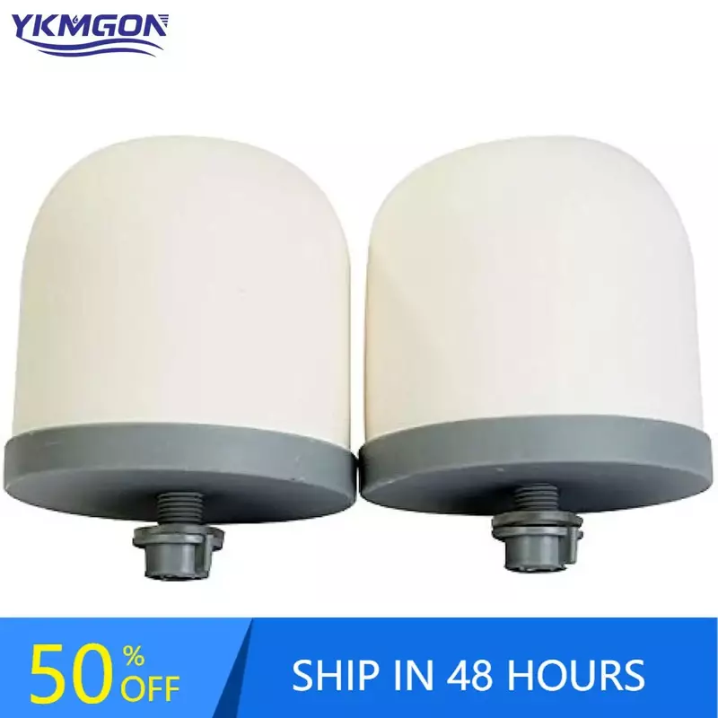 YKMGON 세라믹 돔 정수 필터 교체 필터, 가정용 물통 여과 시스템, 0.15 ~ 0.5 미크론