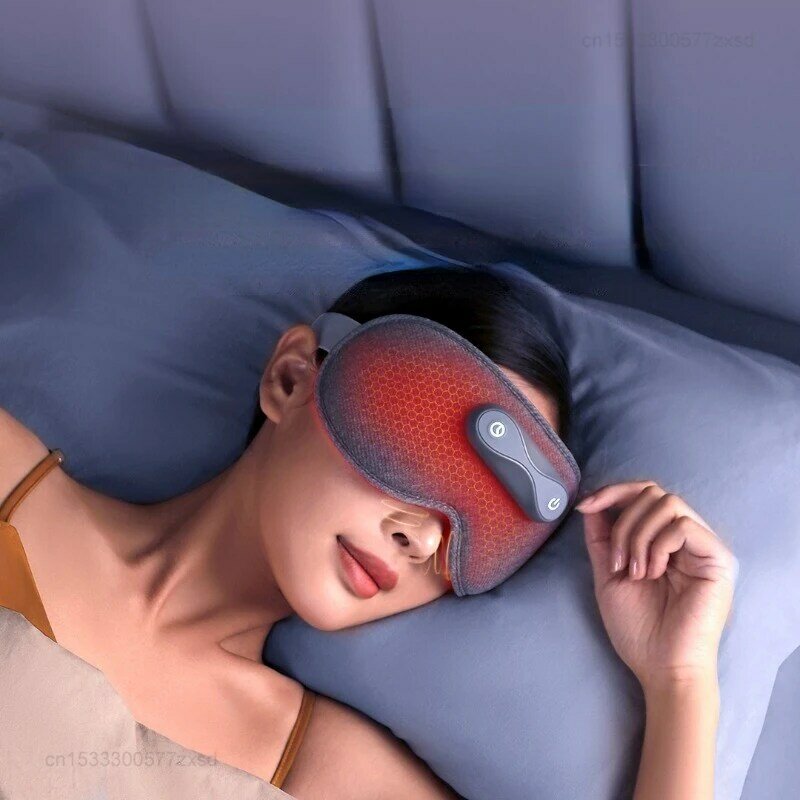 New Xiaomi KULAX Graphene Heated Eye Mask Full Shading Relaxing Sleeping Eye Mask Block Out Light for Sleeping Aid Eye Mask Home