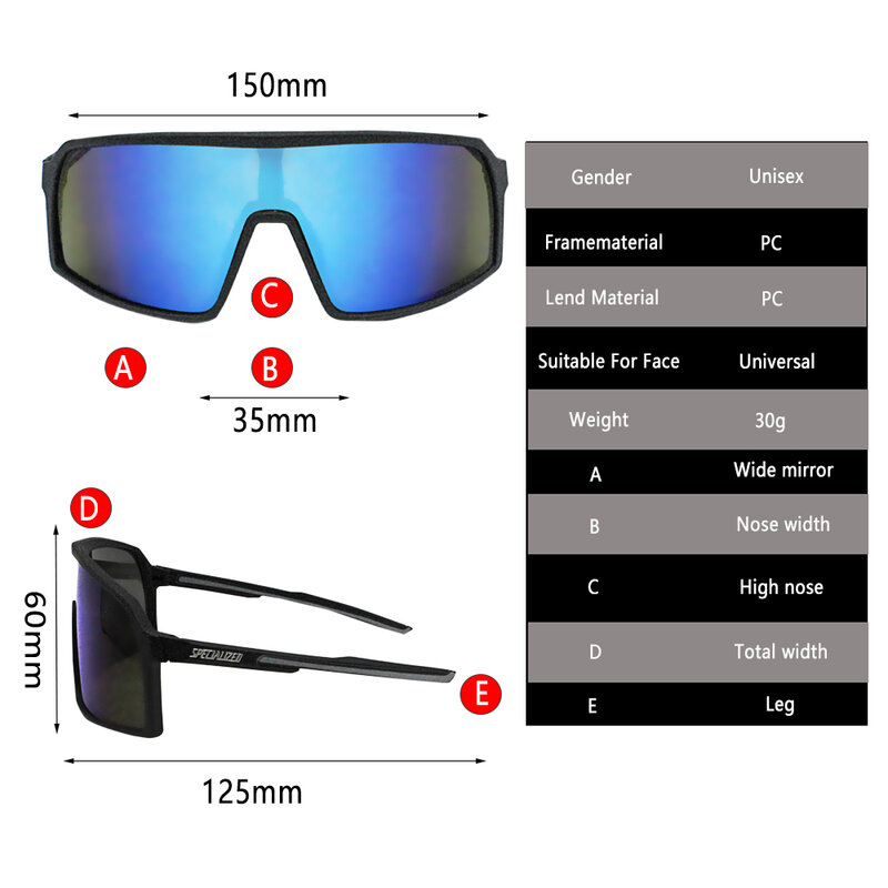 Fahrrad Sonnenbrille Männer Frauen UV400 Sport brille Reiten Angeln Fahren Brillen MTB Rennrad Brille Fahrrad ausrüstung 2023