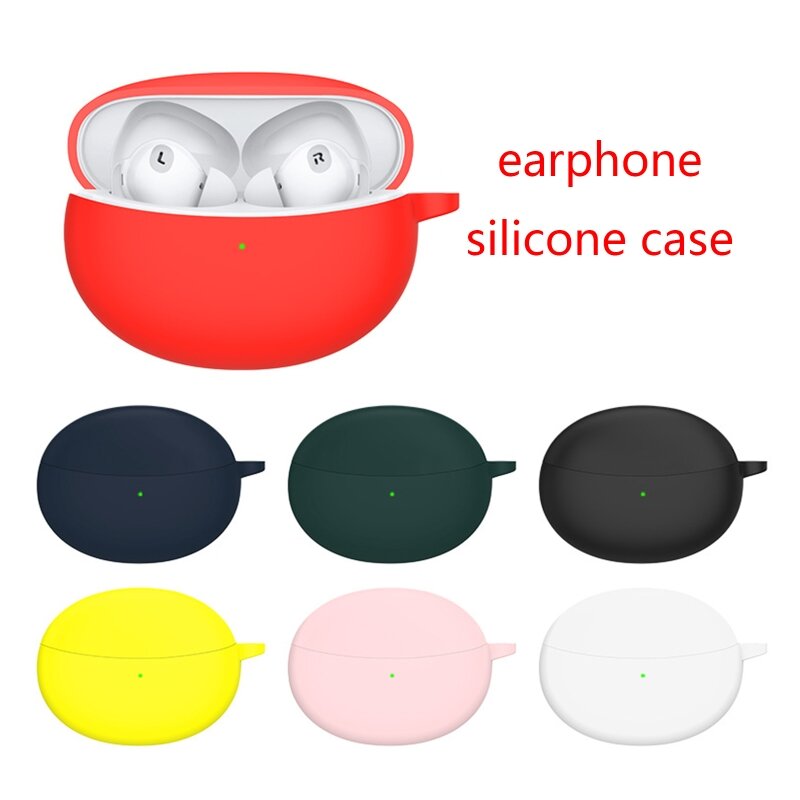 For oppo Enco Air2 Pro Shockproof Wireless Earset Sleeve Impact-resistant Housing Anti-dust Washable Soft Protective Cover
