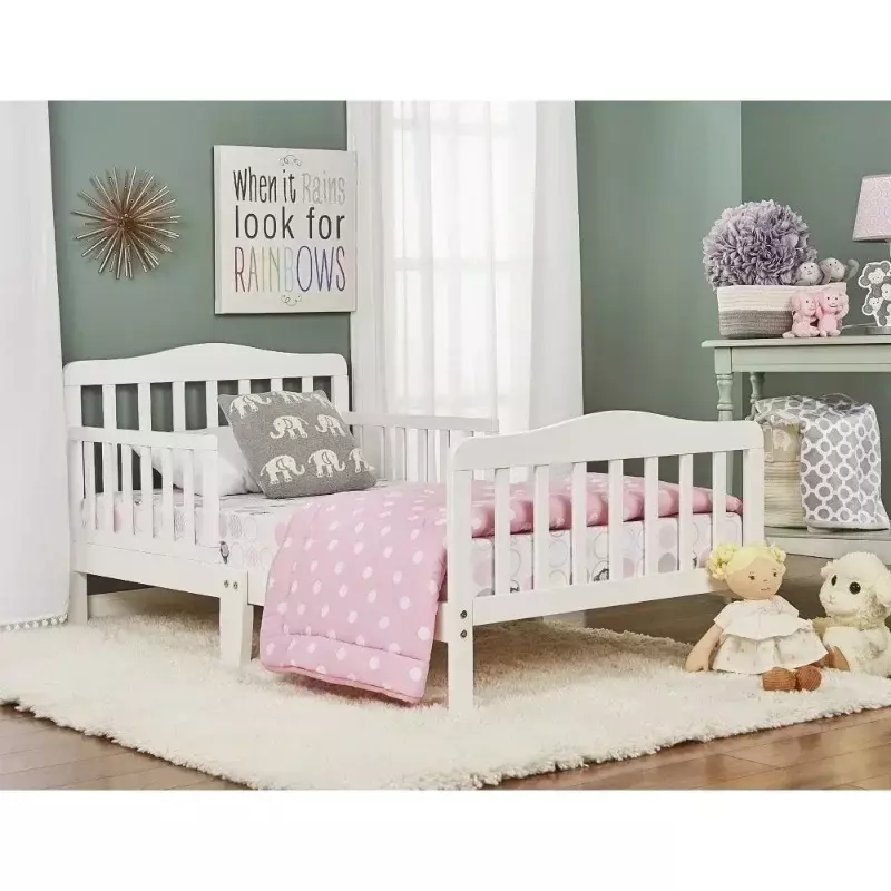 Классическая дизайнерская кровать для малышей, белая