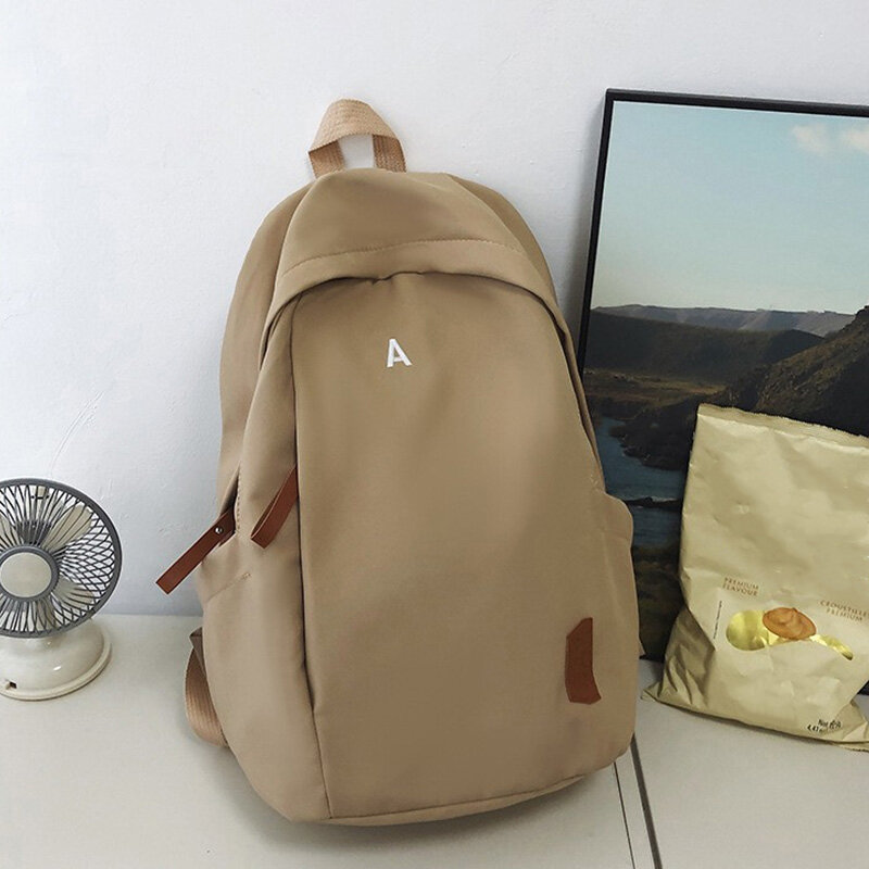 Высококачественная однотонная вместительная сумка для компьютера для мужчин и женщин, студентов колледжа, рюкзак для отдыха на открытом воздухе и путешествий