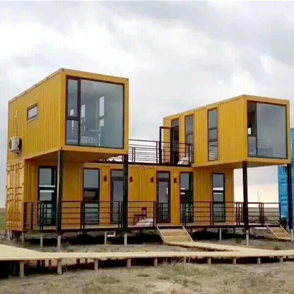 Casa container personalizzata, casa mobile, edificio modulare di fascia alta, villa, soggiorno a casa
