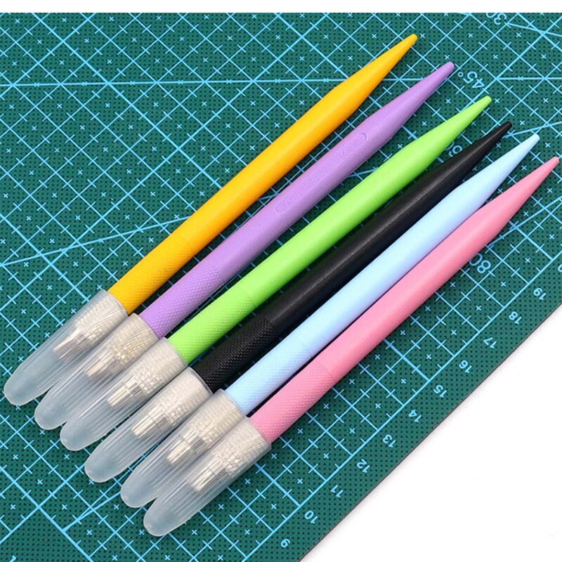 Универсальный нож для резьбы с 12 лезвиями для скрапбукинга «сделай сам», ручной резак для бумаги, резак для творчества, предметы для гравировки