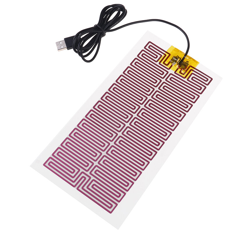 1X USB 5V 10CM*21CM Heating Heater Winter Warm Plate For Waist Shoes Pad
