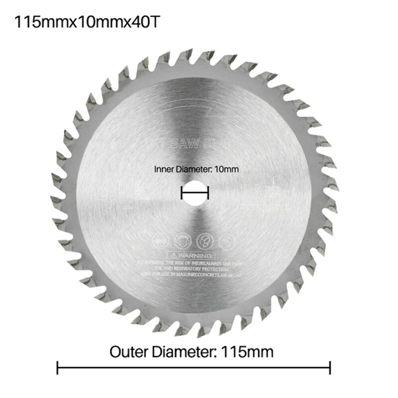 Hoja de sierra Circular para amoladora angular, disco de corte de madera con punta de carburo, TCT, 89/115mm, para carpintería