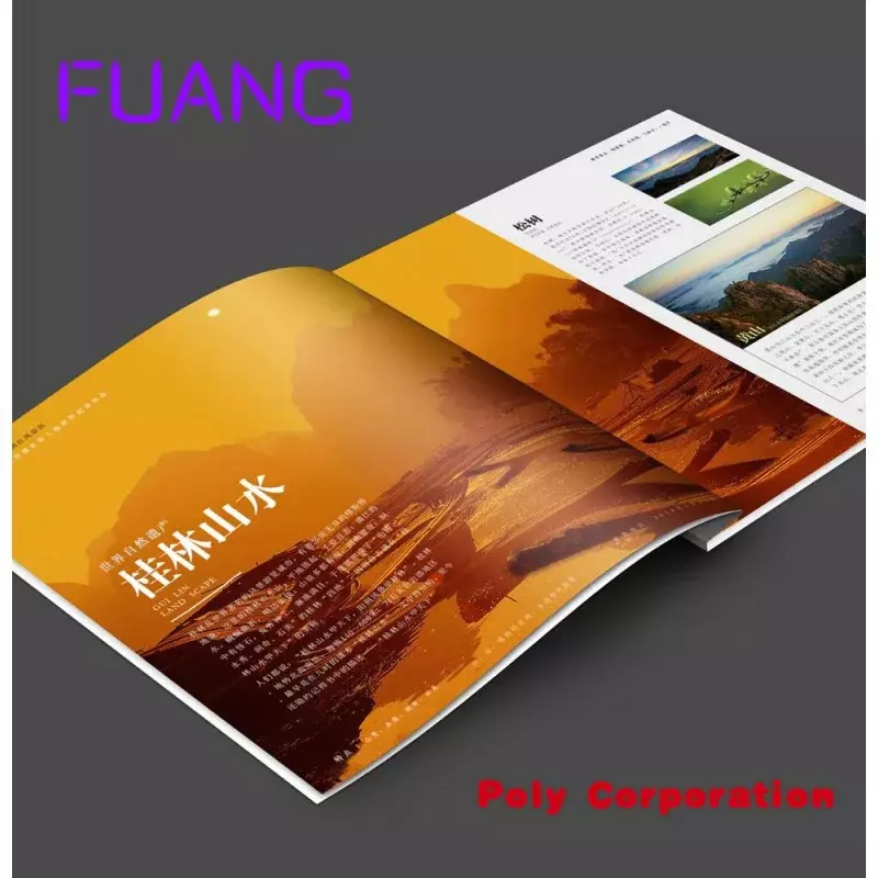 Custom  1 pc high quality magazine customized catalog printing booklet printing brochure printing