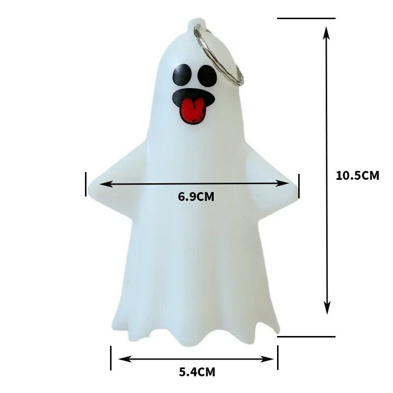 Halloween LED Night Light Portable Ghost Hanging Lantern Ornament Halloween Party Props For Home Table Lamp Decoration Supplies