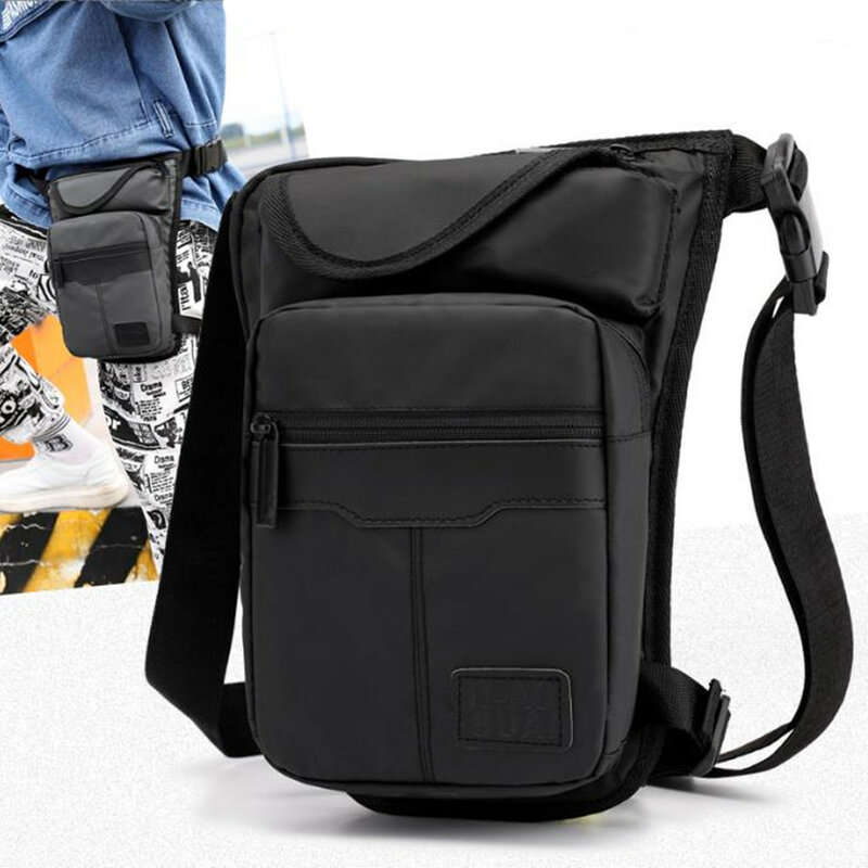 Multifuncional impermeável Outdoor Fanny Pack, Tactical Chest Bag, Crossbody Bag, Ciclismo Leg Bags, Bolsa de Ombro para Homens e Mulheres