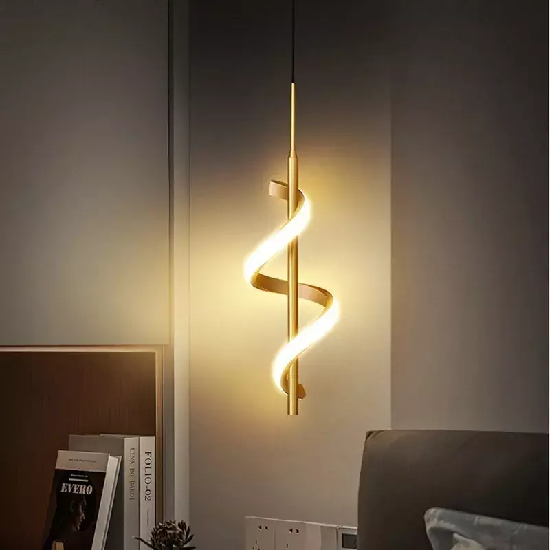 Moderne Creatieve Led Hanglamp Voor Slaapkamerbed Indoor Hangende Verlichtingsarmatuur Sfeer Thuis Decoratieve Lamp Armatuur