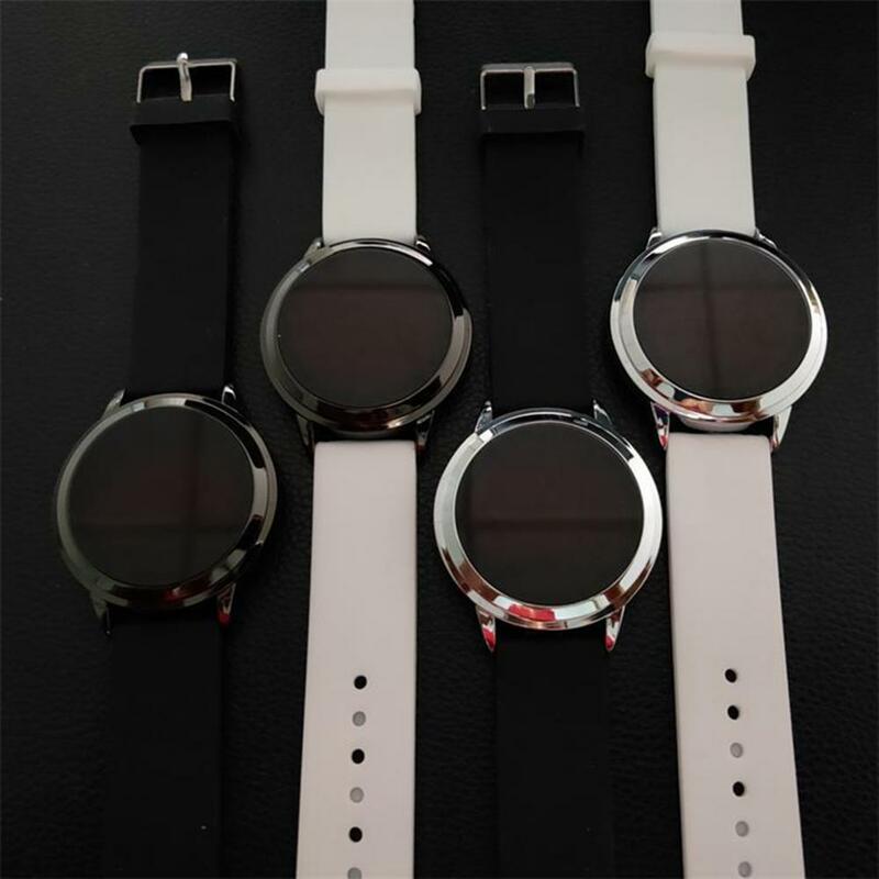 Reloj de pulsera Digital LED para hombre y Mujer, cronógrafo electrónico con pantalla táctil, regalo de cumpleaños y Día de San Valentín