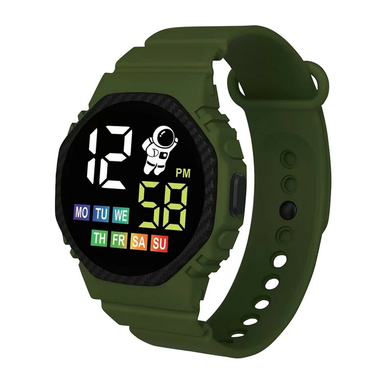 2024 LED orologio digitale per bambini ragazzi sport orologi impermeabili ragazze orologio digitale in Silicone Casual per bambini elettronico Reloj