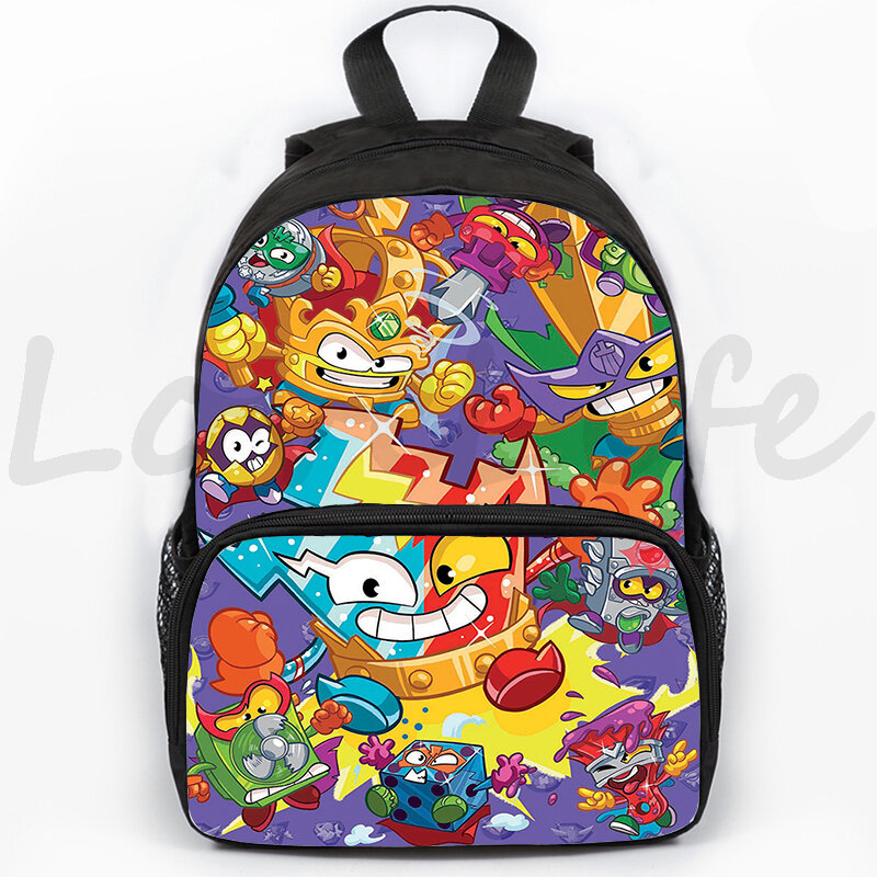 Anime superzing mochila meninas meninos dos desenhos animados saco de escola 16 Polegada adolescente viagem mochila crianças de volta à escola mochilas