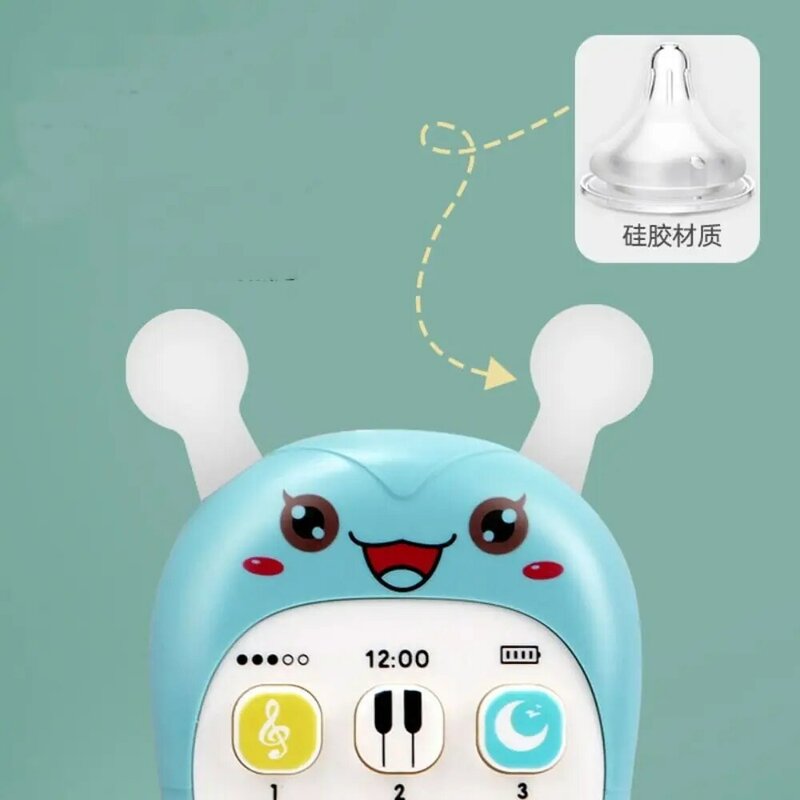 Baby Model Phone Music Sound Sleeping Teether Toys Simulation Phone Educational Toys for Kids Infant Toddler Birthday Gift