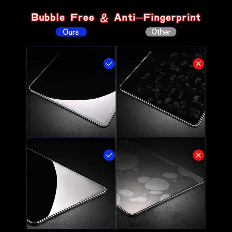 Protetor de tela de vidro temperado, Alldocube iPlay 50, 10,4 ", película protetora, 9H, 2Pcs