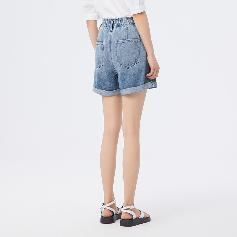 Semir Women Jeans Rolled Hem Pants To CreateTall And Slim Trendy Versatile Summer Cool Shorts Ladies' Fashion Streetwear