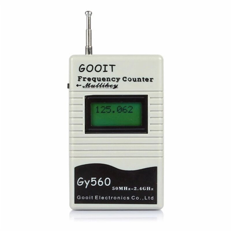 Contador de frecuencia portátil Mini GOOIT GY560, 50Mhz-2,4 Ghz, para Radio bidireccional, UV-5R