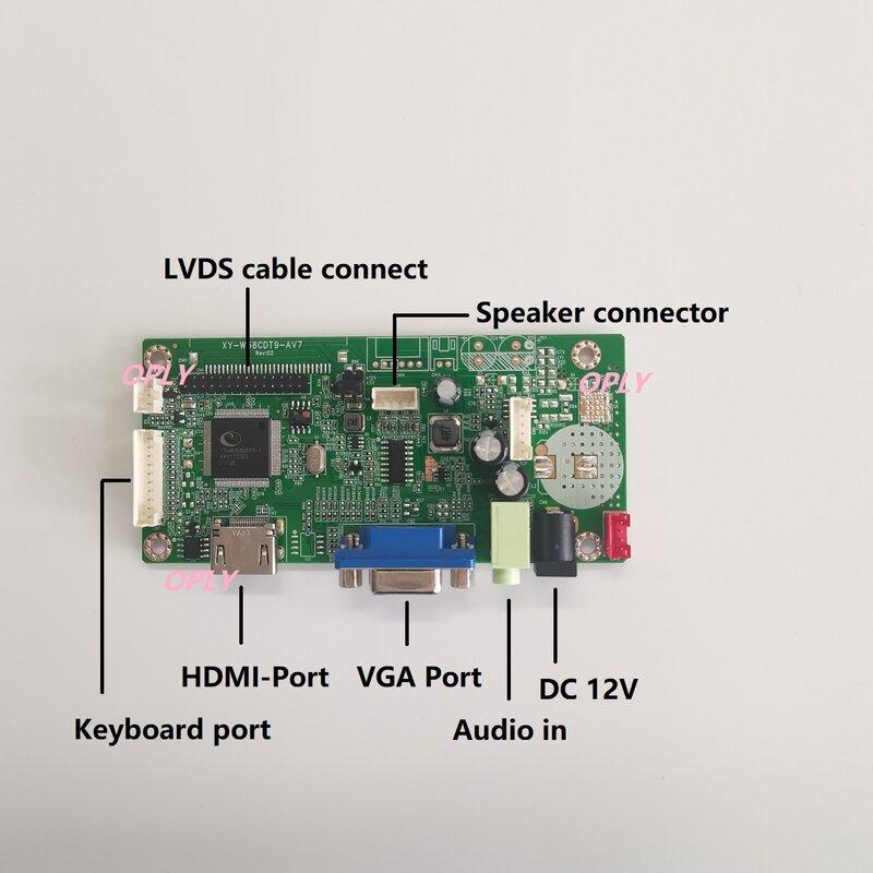 Kit de placa controladora VGA compatível com HDMI, painel de LED, LM215WF3-SLC1, LM215WF3-SLC2, LM230WF3-SLE1, 1920 × 1080, 58C