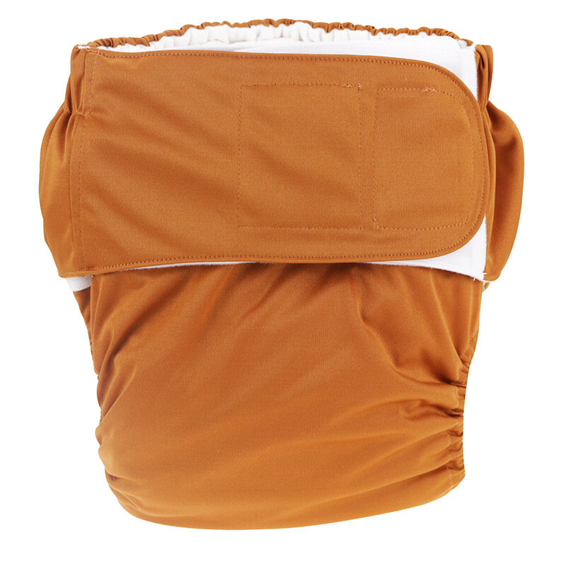 Подгузник тканевый для взрослых, многоразовый карман для мочевого недержания, с крючком и петлей, для возраста от 10 до 90 лет