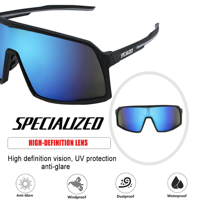 Велосипедные солнцезащитные очки для мужчин и женщин UV400, спортивные очки для верховой езды, рыбалки, вождения, очки для горного и дорожного велосипеда, Велосипедное оборудование 2023