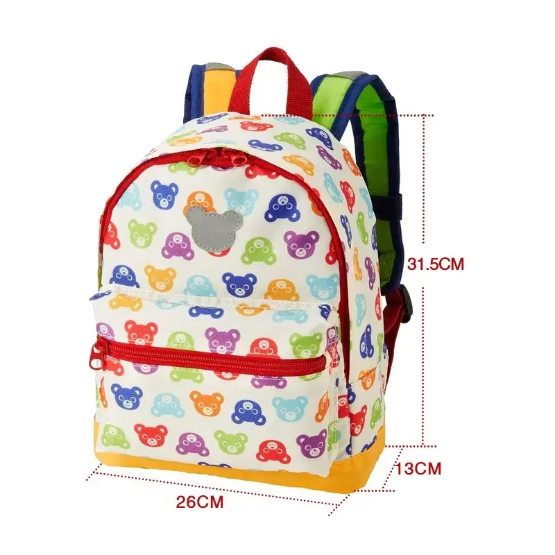 Saco escolar colorido para crianças, mochilas de desenhos animados para meninos e meninas, bloco de cores, mochila infantil