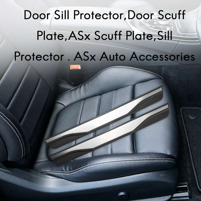 Protector de umbral de puerta para Mitsubishi ASx, accesorios para automóviles, placa de desgaste, 2010, 2019