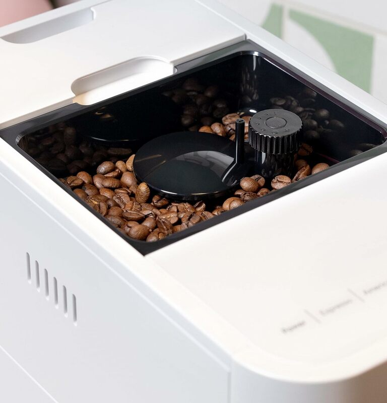 Cafe Affetto 자동 에스프레소 머신, 우유 거품기, 내장 및 조절 가능 에스프레소 콩 연마기, 90 초 원터치 브루잉