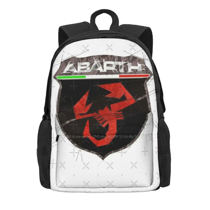 Abarthlogo School Bags For Teenage Girls Laptop Travel Bags Abarth