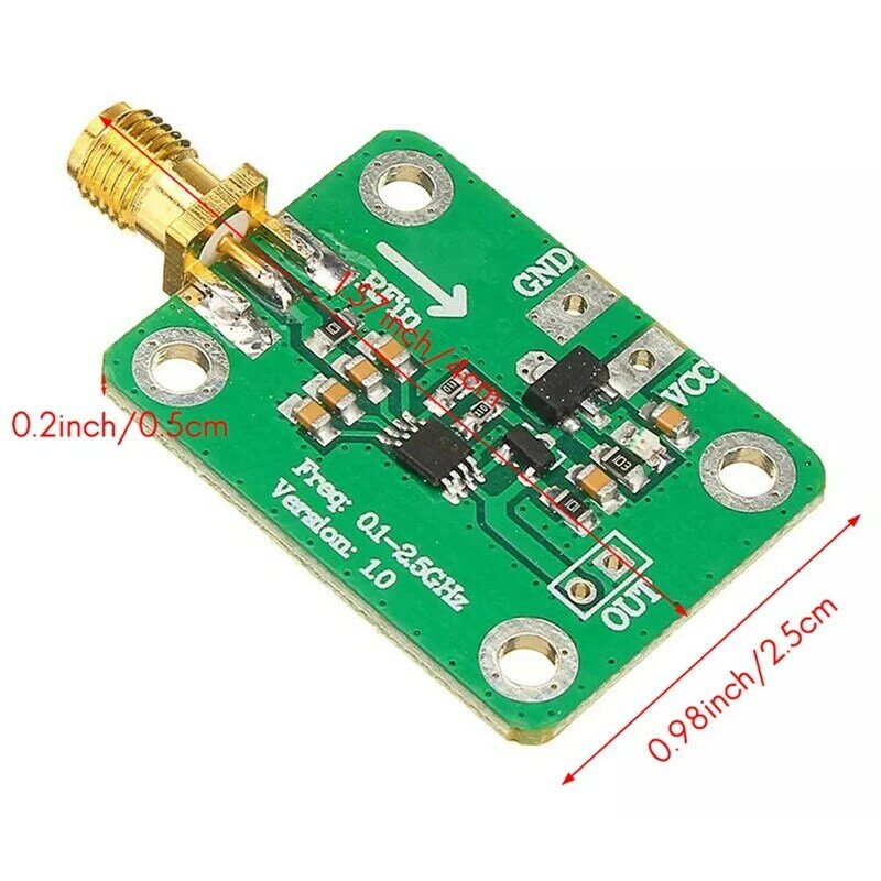 2PC AD8313 RF Power Moudle Meter Logarithmic Detector Power Detection Broad