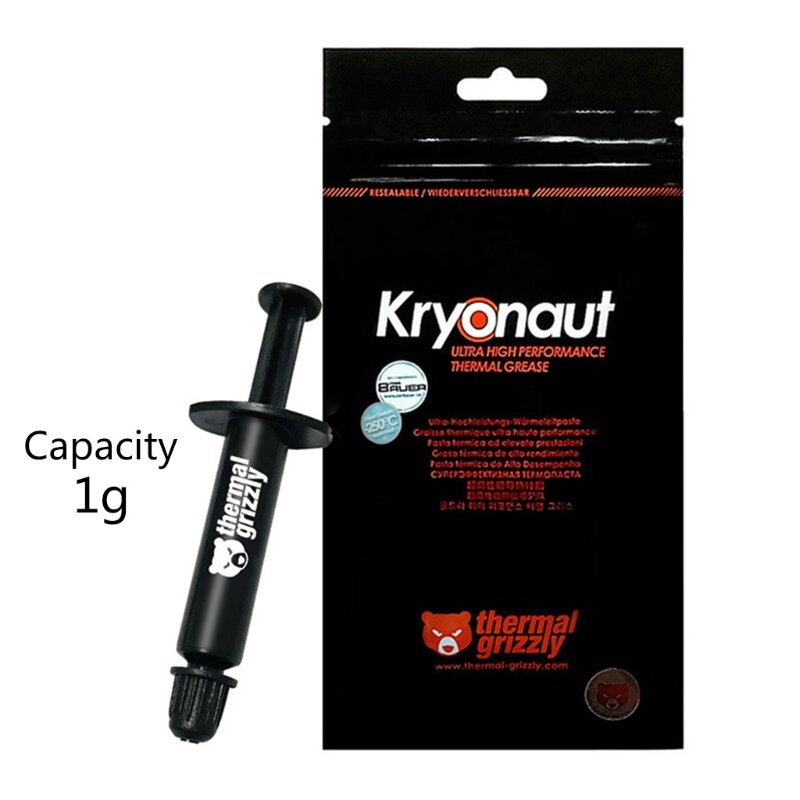 Original Thermal Grizzly Kryonaut Paste for CPU GPU Cooler Grease 12.5W/m.k Conductive Heatsink Plaster Compound
