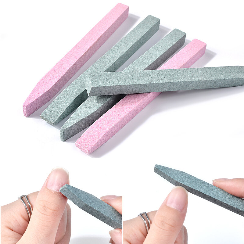 1/2PCS Nail Files Grinding Stone Bar File Manicure Exfoliator Cuticle Remover Pedicure Polishing Block Professional Nail Art