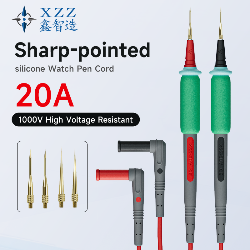 XINZHIZAO-Punta de sonda P2 resistente a alto voltaje para multímetro, punta de aguja reemplazable, sonda de prueba anticongelante, 20A, 1000V