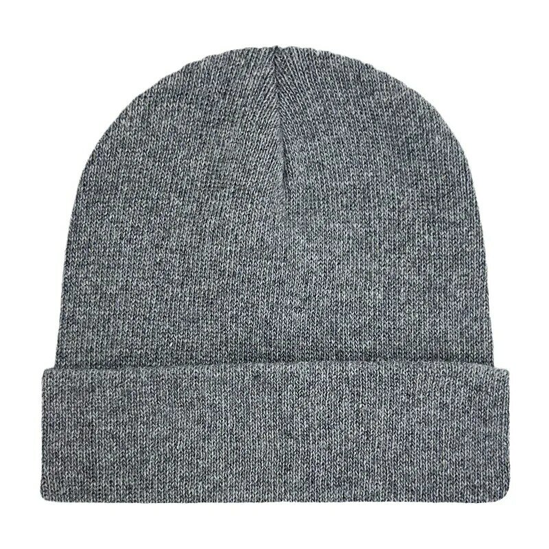 Winter Hats for Unisex New Beanies Knitted Solid Cute Hat Lady Autumn Female Beanie Caps Warmer Bonnet Men Casual Cap 2023