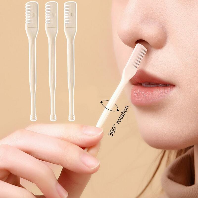 1Pc/3Pcs Nose Hair Cutter Useful Lightweight Nose Hair Trimmer Professional Rotary Manual Nose Hair Cutter for Men