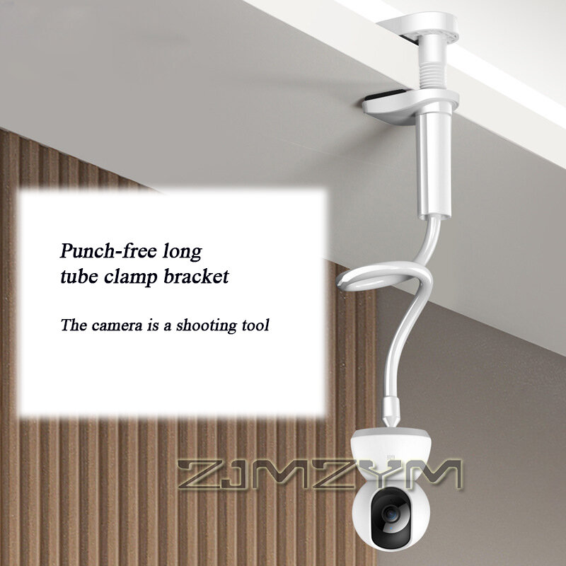 Surveillance Camera Clip Holder Punch-free Cabinet Ceiling Hard-wearing Galvanized Steel Pipe Support